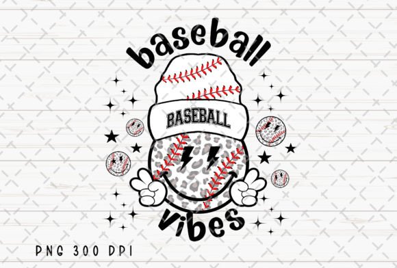 Baseball Vibes Smiley Face Beanie PNG: Your Go-To Graphic for Casual Cool