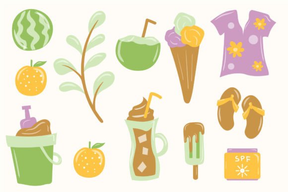 Capturing the Essence of Summer with Flat Vector Design
