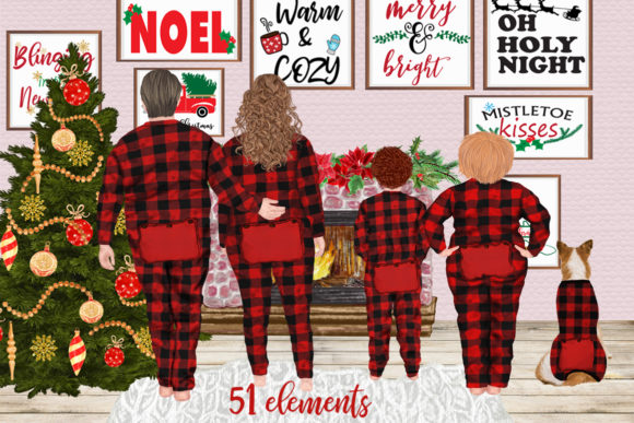 Celebrate Every Body: Using Christmas Plus Size Family Clipart