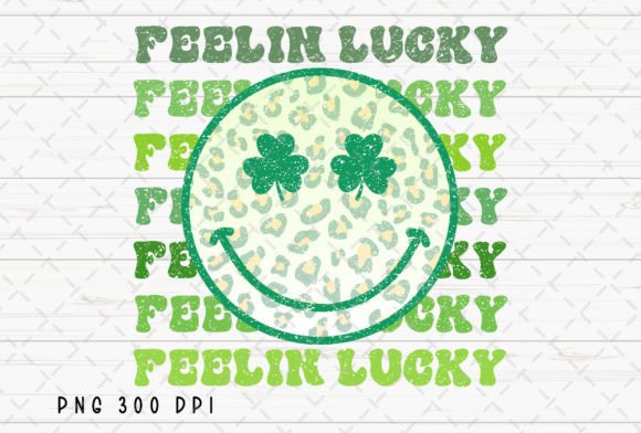 Retro Smiley Face St Patrick's Day PNG: Your Digital Design Essential