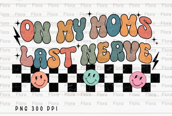 Retro Toddler Kids Baby Funny Mom PNG: A Playful Asset for Modern Creators